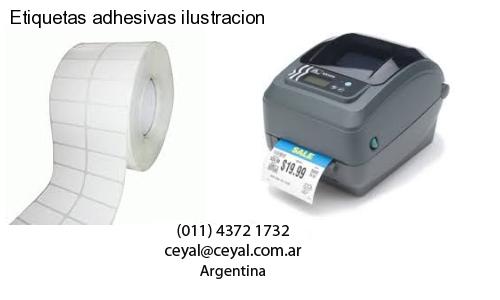 Etiquetas adhesivas ilustracion