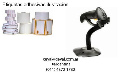 Etiquetas adhesivas ilustracion