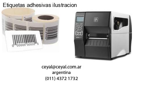Etiquetas adhesivas ilustracion