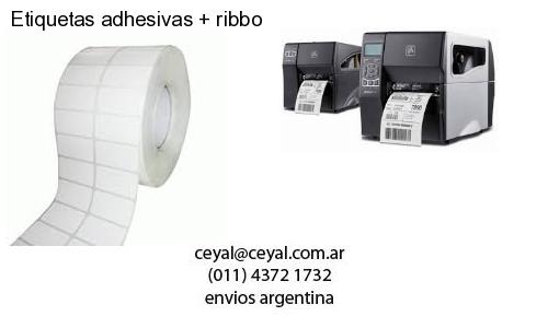 Etiquetas adhesivas ribbo