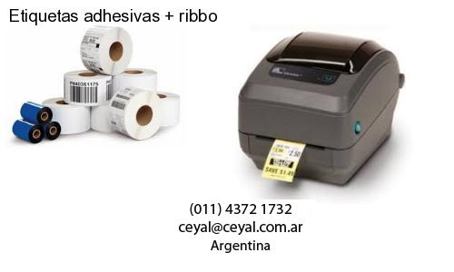 Etiquetas adhesivas ribbo