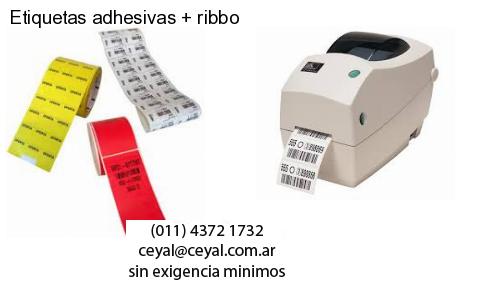 Etiquetas adhesivas ribbo