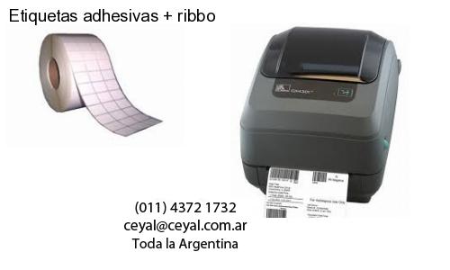 Etiquetas adhesivas ribbo