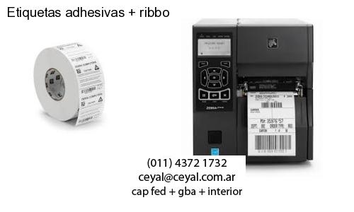 Etiquetas adhesivas ribbo