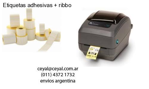 Etiquetas adhesivas   ribbo