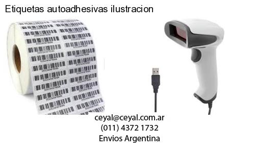 Etiquetas autoadhesivas ilustracion