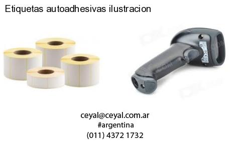 Etiquetas autoadhesivas ilustracion