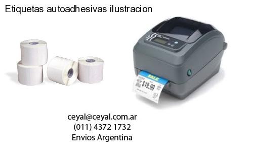 Etiquetas autoadhesivas ilustracion