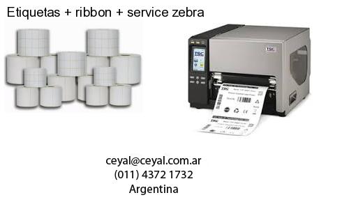 Etiquetas   ribbon   service zebra