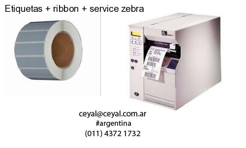 Etiquetas   ribbon   service zebra