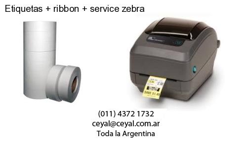 Etiquetas   ribbon   service zebra