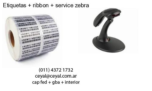 Etiquetas   ribbon   service zebra