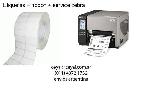 Etiquetas   ribbon   service zebra