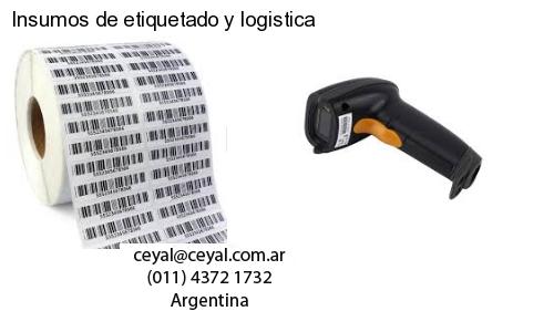 Insumos de etiquetado y logistica
