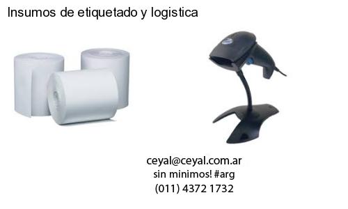 Insumos de etiquetado y logistica