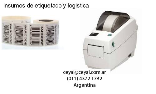 Insumos de etiquetado y logistica