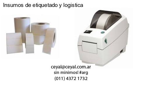 Insumos de etiquetado y logistica