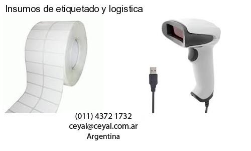 Insumos de etiquetado y logistica