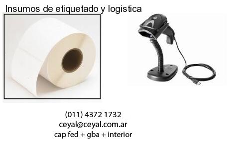 Insumos de etiquetado y logistica
