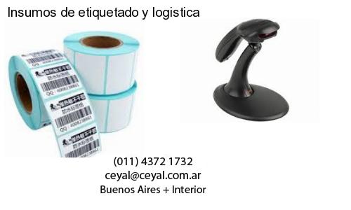 Insumos de etiquetado y logistica