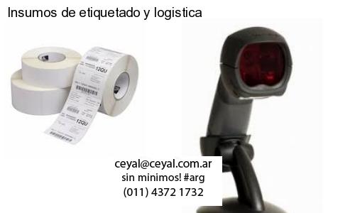Insumos de etiquetado y logistica