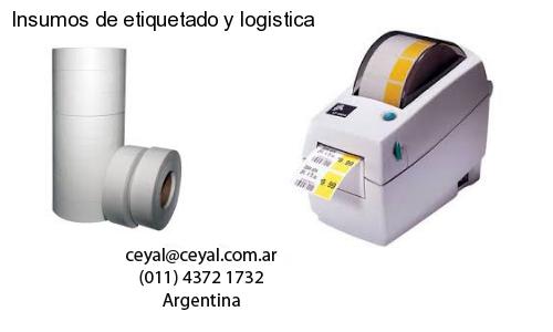 Insumos de etiquetado y logistica