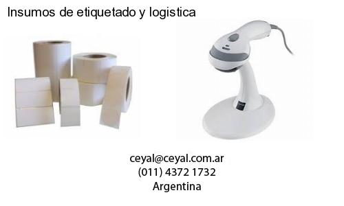 Insumos de etiquetado y logistica