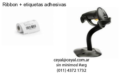 Ribbon etiquetas adhesivas