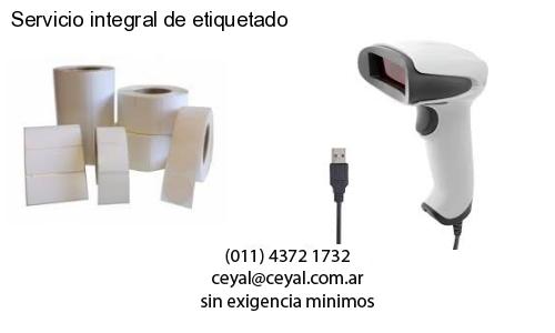 Servicio integral de etiquetado