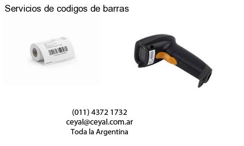 Servicios de codigos de barras