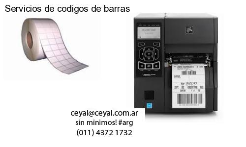 Servicios de codigos de barras