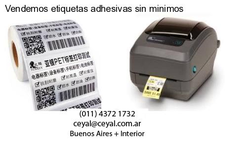 Vendemos etiquetas adhesivas sin minimos
