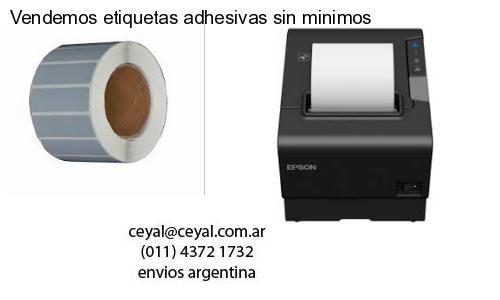 Vendemos etiquetas adhesivas sin minimos