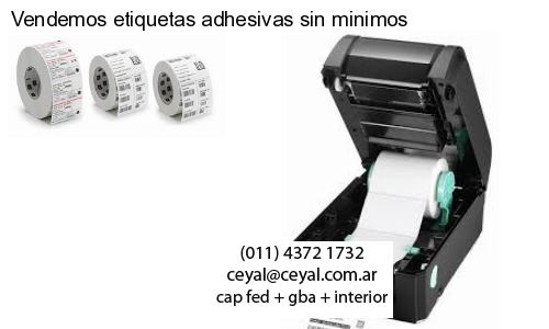 Vendemos etiquetas adhesivas sin minimos