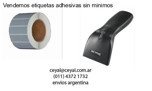 Vendemos etiquetas adhesivas sin minimos