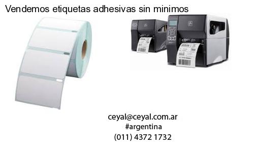Vendemos etiquetas adhesivas sin minimos