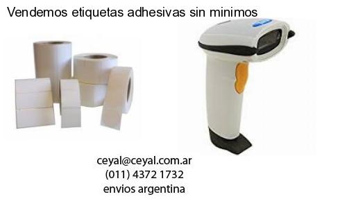 Vendemos etiquetas adhesivas sin minimos