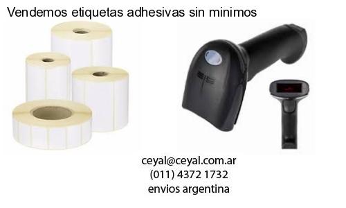 Vendemos etiquetas adhesivas sin minimos