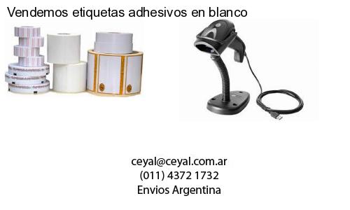 Vendemos etiquetas adhesivos en blanco