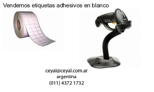 Vendemos etiquetas adhesivos en blanco