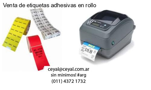 Venta de etiquetas adhesivas en rollo