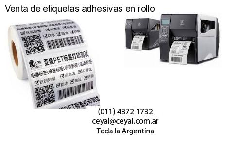Venta de etiquetas adhesivas en rollo