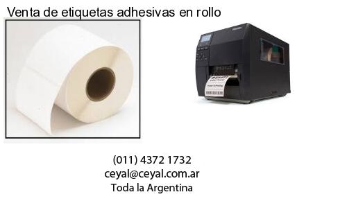 Venta de etiquetas adhesivas en rollo