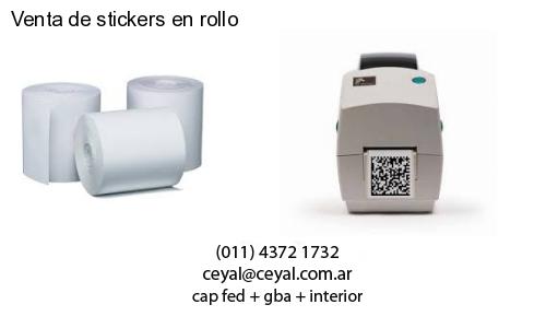 Venta de stickers en rollo