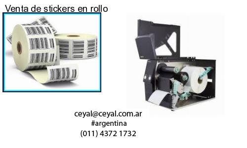 Venta de stickers en rollo