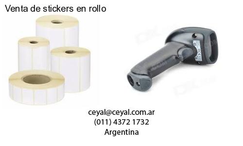 Venta de stickers en rollo
