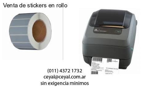 Venta de stickers en rollo