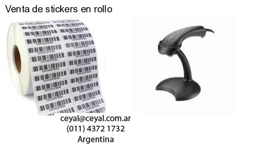 Venta de stickers en rollo