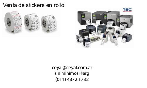 Venta de stickers en rollo