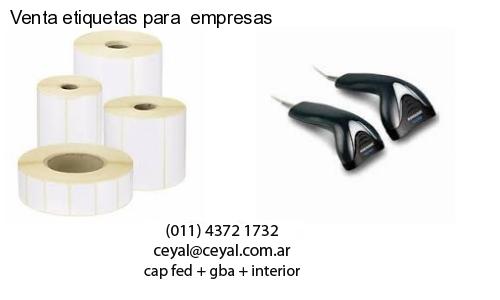 Venta etiquetas para empresas